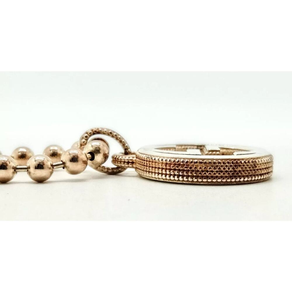 COPY - Gucci Double GG Sterling Silver925 Necklace 21” Full Inclusion - Picture 3 of 9